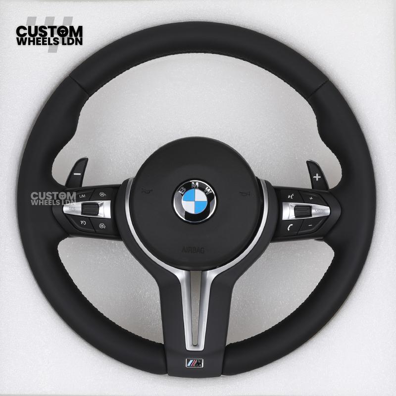 BMW Custom Steering Wheel | M-Sport Style | Thin Paddles | Plug & Play | Fits 1/2/3/4 Series + more