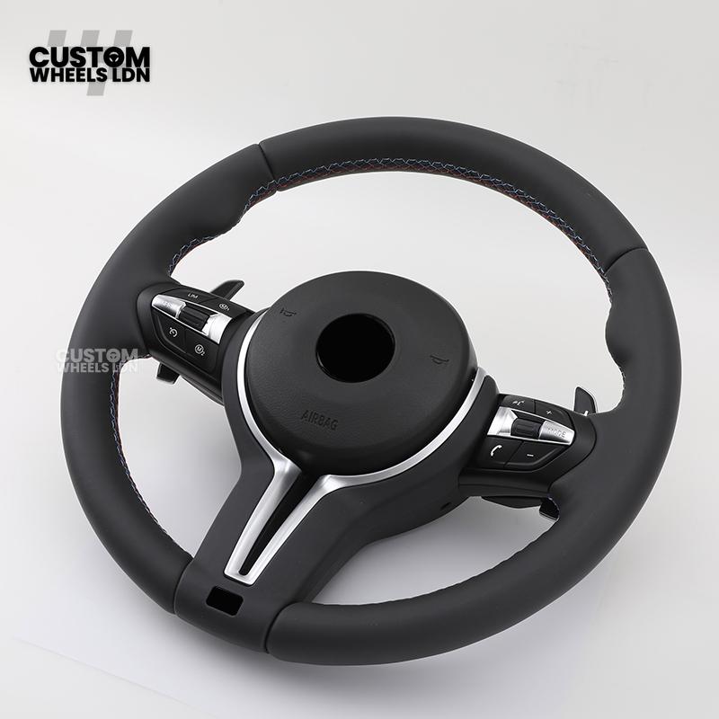 BMW Custom Steering Wheel | M-Sport Style | Thin Paddles | Plug & Play | Fits 1/2/3/4 Series + more