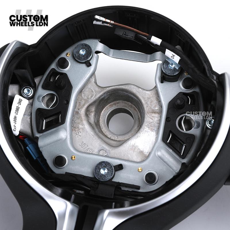 BMW Custom Steering Wheel – Full Alcantara with M Stitching & Silver Trim | Fits F20 F22 F30 F32 F36 F10 F06 F13 X1 X3 X4 X5 X6 + More