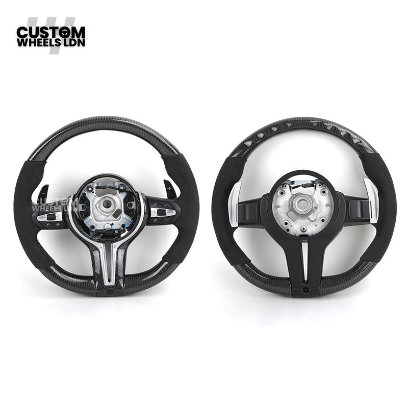 BMW Custom F-Series Carbon Fibre Steering Wheel – Alcantara Grip | Fits F20 F22 F30 F32 F36 M2 M3 M4 + more