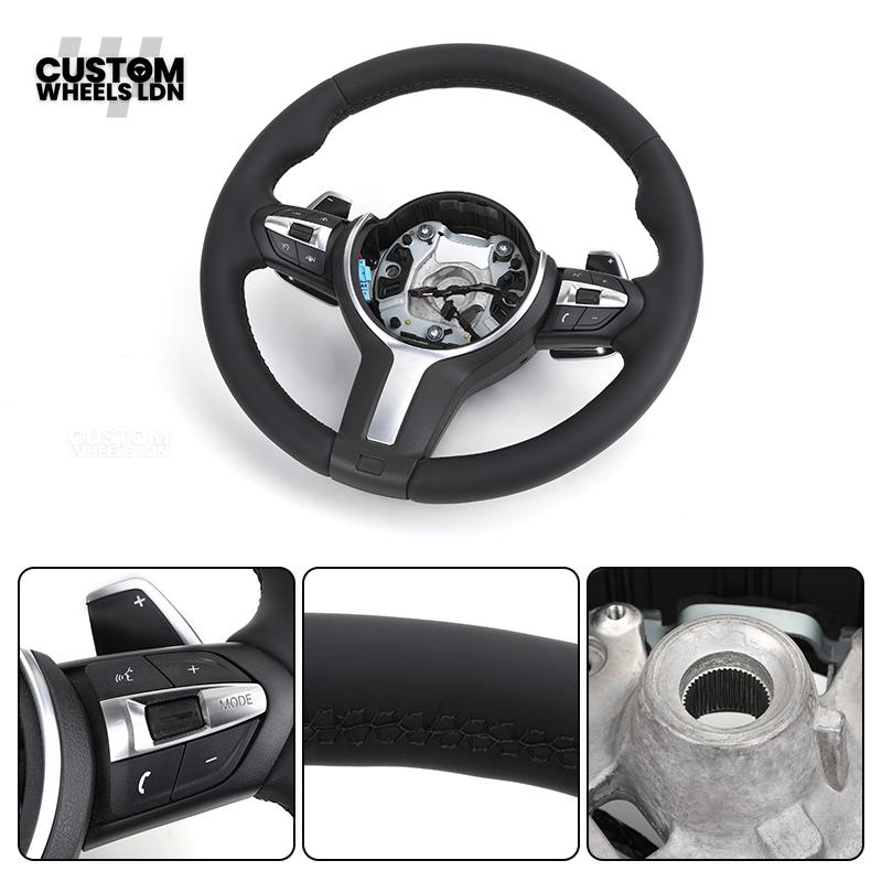 BMW Custom Steering Wheel | M-Sport Style | Complete Plug & Play | Fits 1/2/3/4 Series + more | Older Models