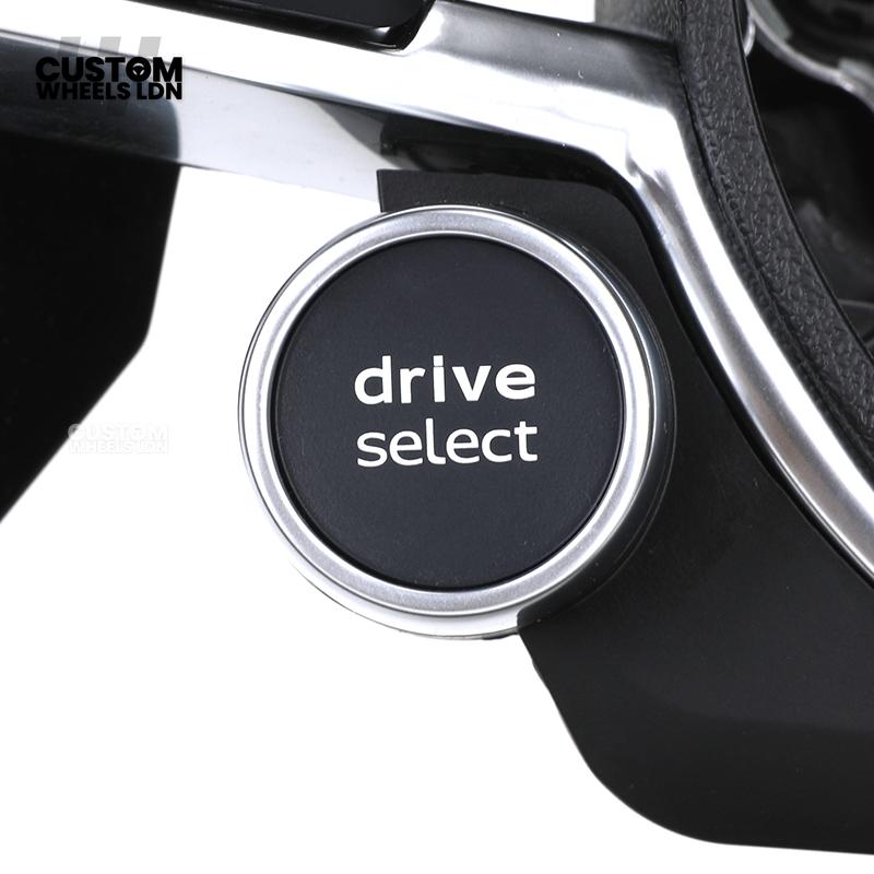 Audi Custom R8-Style Flat Bottom Steering Wheel – Black Leather, Gloss Black Paddles, Start Button, Retrofit Wiring Kit Included | Fits A4, A5, S5, A6, A7, Q5, SQ5 + more | Plug & Play | With Airbag | Upgrade for Older Models Available