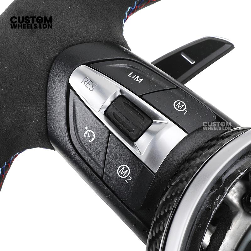 BMW Custom F-Series Carbon Fibre Steering Wheel – Alcantara Grip | Fits F20 F22 F30 F32 F36 M2 M3 M4 + more