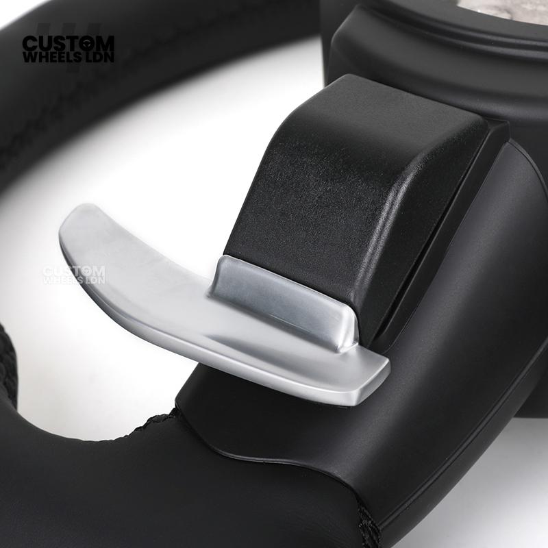 BMW Custom Steering Wheel | M Performance Style | Thin Paddles | M Stitching | Plug & Play | Fits 1/2/3/4 Series, F Series + more