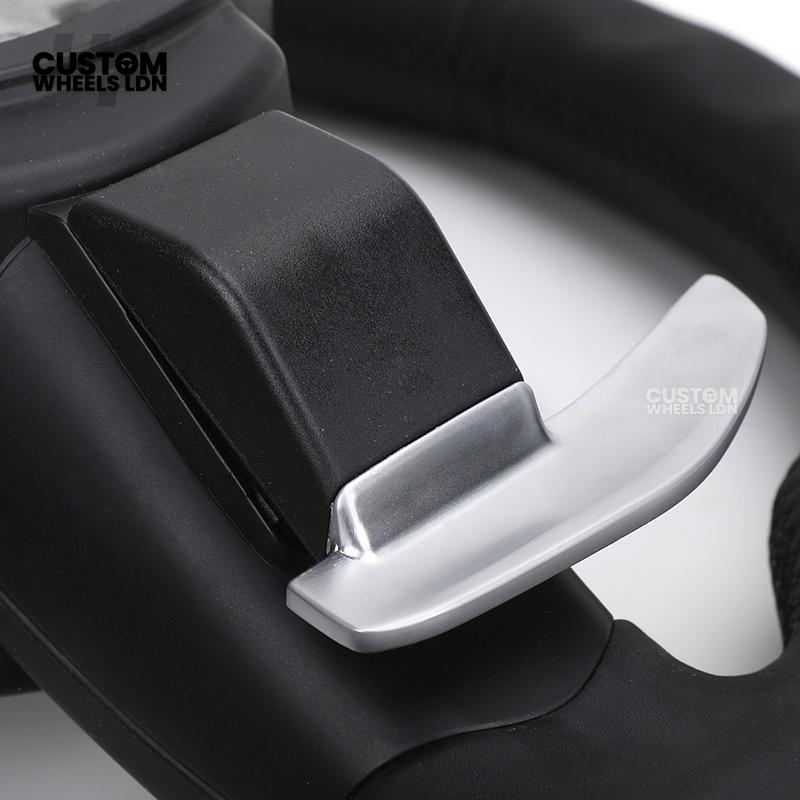 BMW Custom Steering Wheel – Smooth Leather, Gloss Black Trim & Paddle Shifters | Fits F20 F21 F22 F30 F31 F32 F33 F36 F10 F11 F06 F12 F13 X1 X3 X4 X5 X6 + More
