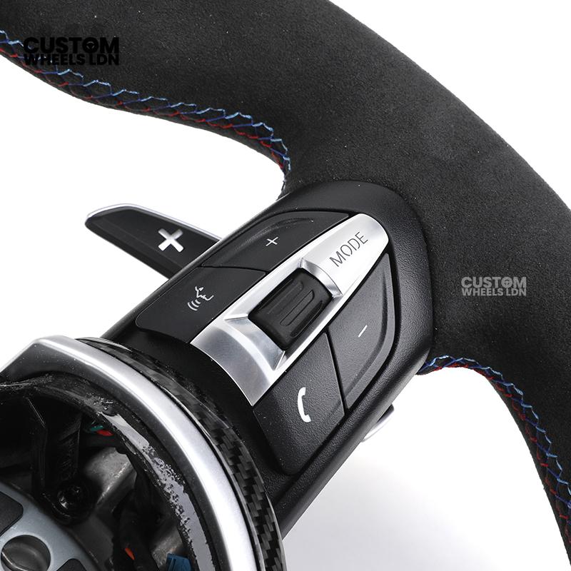 BMW Custom F-Series Carbon Fibre Steering Wheel – Alcantara Grip | Fits F20 F22 F30 F32 F36 M2 M3 M4 + more