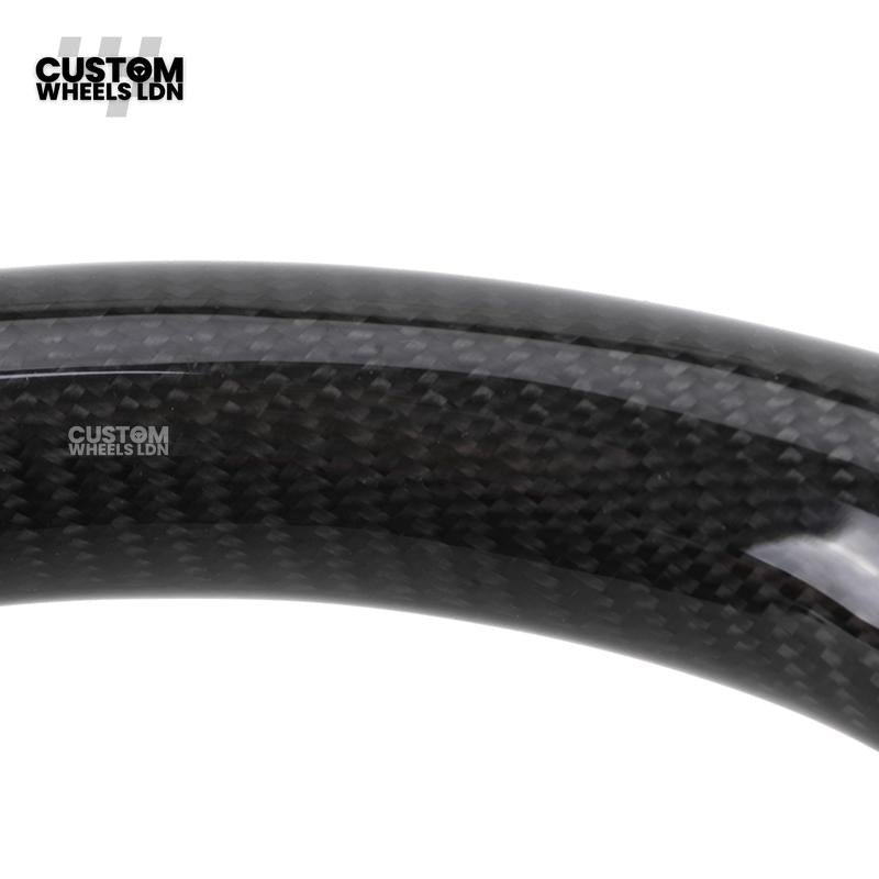 BMW Custom F-Series Carbon Fibre & Red Steering Wheel – Perforated Leather | Fits F20 F22 F30 F32 F36 M2 M3 M4 + more