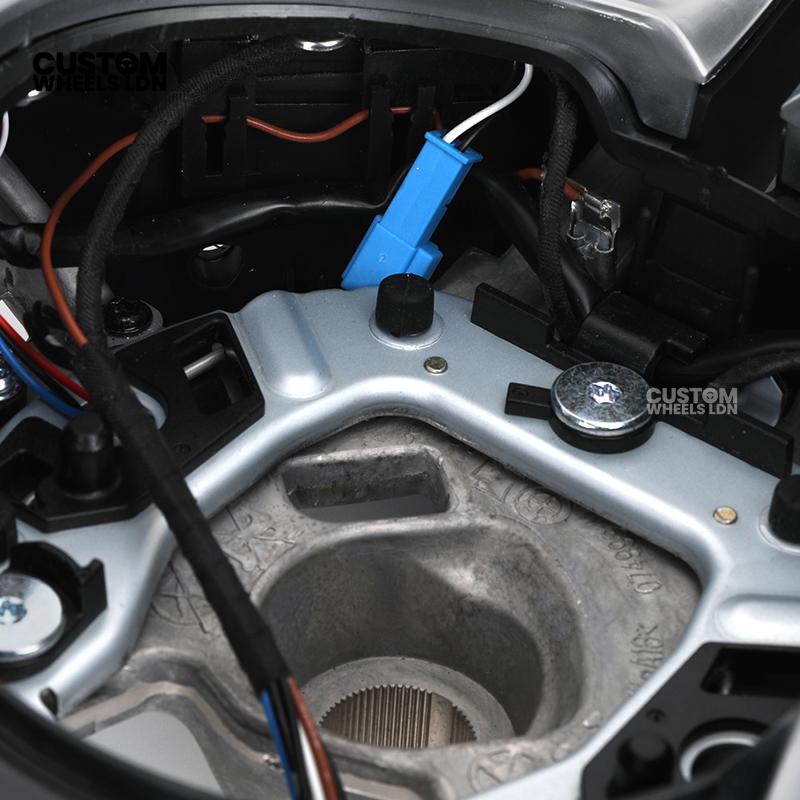 BMW Custom Steering Wheel | M Performance Style | Thin Paddles | M Stitching | Plug & Play | Fits 1/2/3/4 Series, F Series + more