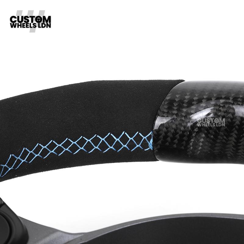 Toyota Custom GR86 Steering Wheel – Carbon Fiber, Flat Bottom, GR Badge, Paddle Shifters | Fits GT86, GR86, BRZ, Auris + More | Plug & Play | Full Customisation Available | Upgrade for Older Models