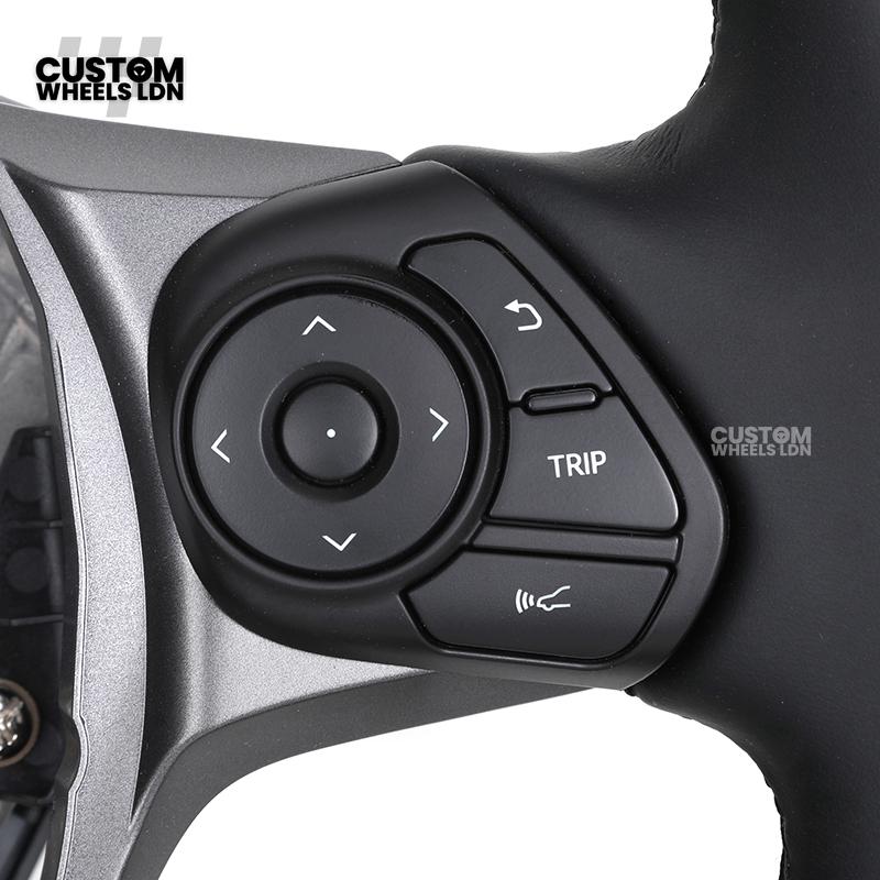 Toyota Custom GR86 Steering Wheel – OEM Fitment, GR Badge, Leather Finish | Fits GT86, BRZ, GR86 + more | Plug & Play Retrofit Upgrade