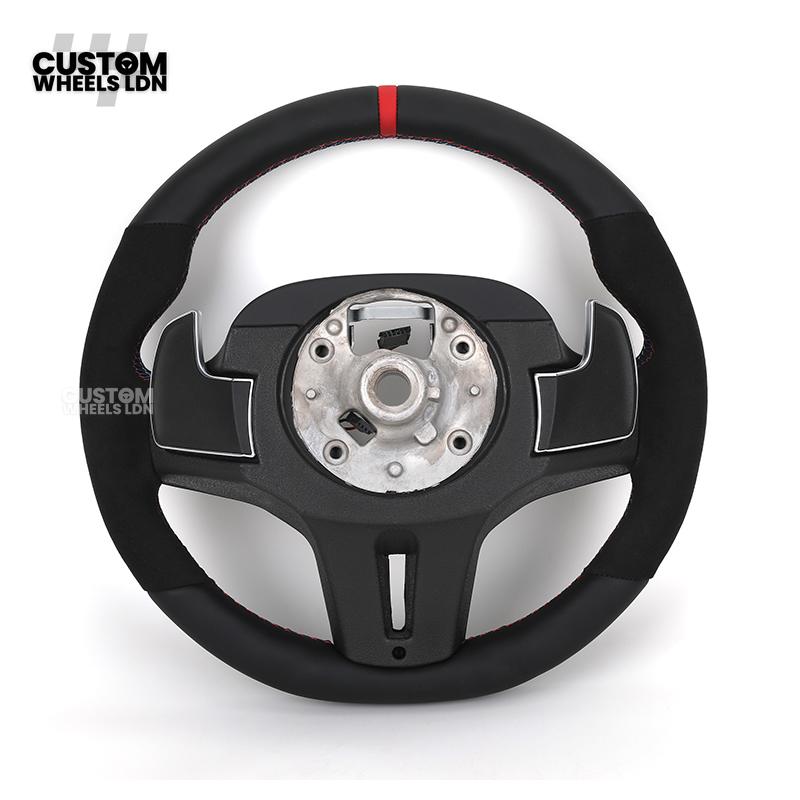 BMW Custom G-Series Flat Bottom Carbon LED Steering Wheel – Fits G20 G21 G22 G42 G80 G87 + more