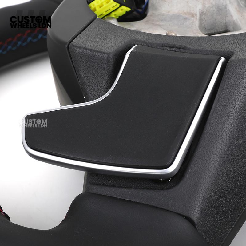 BMW Custom G-Series Steering Wheel – Alcantara Airbag, Smooth Leather Grip – Fits G20 G21 G30 G12 G15 G05 G07 + more