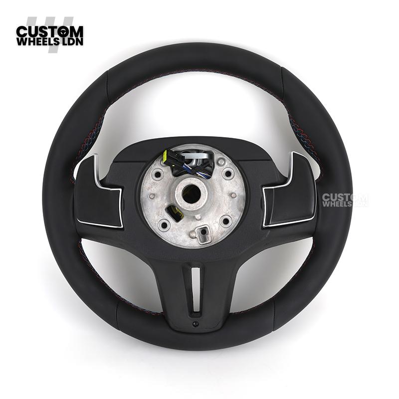BMW Custom G-Series Steering Wheel – Alcantara Airbag, Smooth Leather Grip – Fits G20 G21 G30 G12 G15 G05 G07 + more
