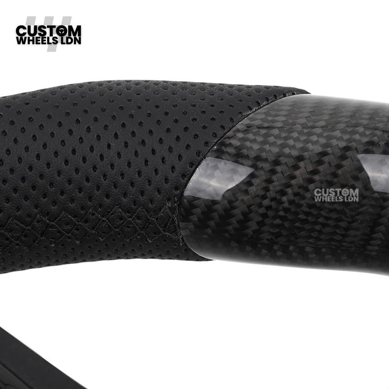 BMW Custom G-Series Flat Bottom Carbon LED Steering Wheel – Fits G20 G21 G22 G42 G80 G87 + more