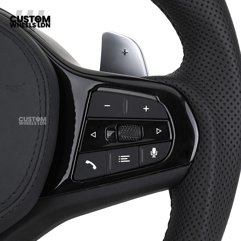 BMW Custom G-Series Flat Bottom Carbon LED Steering Wheel – Fits G20 G21 G22 G42 G80 G87 + more