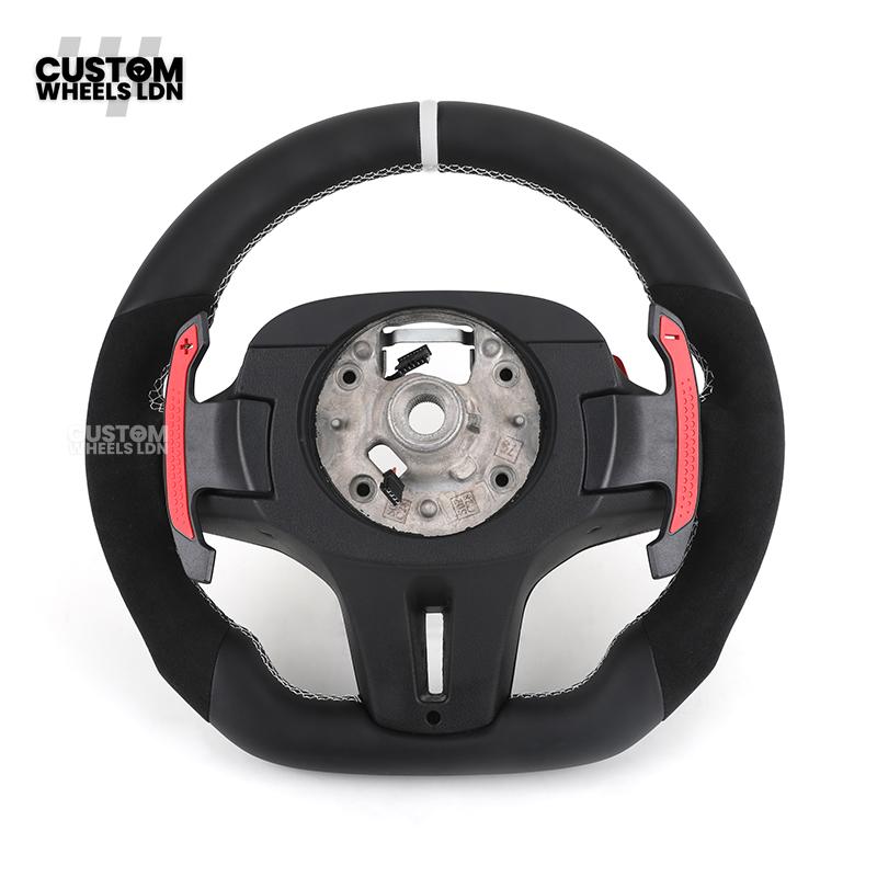 BMW Custom G-Series Heated M Performance Steering Wheel with M1/M2 Buttons – Fits G80 M3 G82 M4 G87 M2 + more