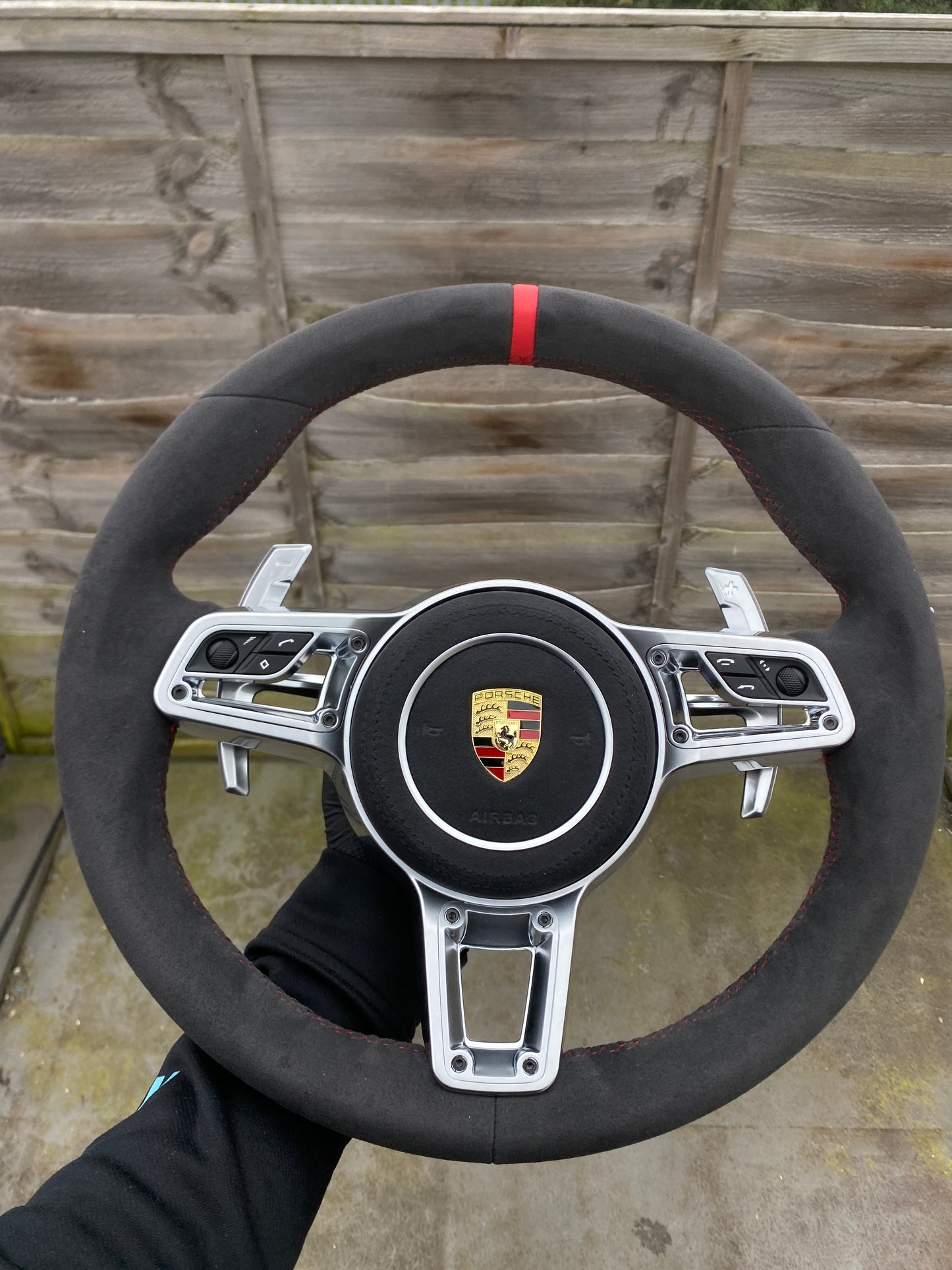 Porsche GT Style Custom Alcantara Steering Wheel