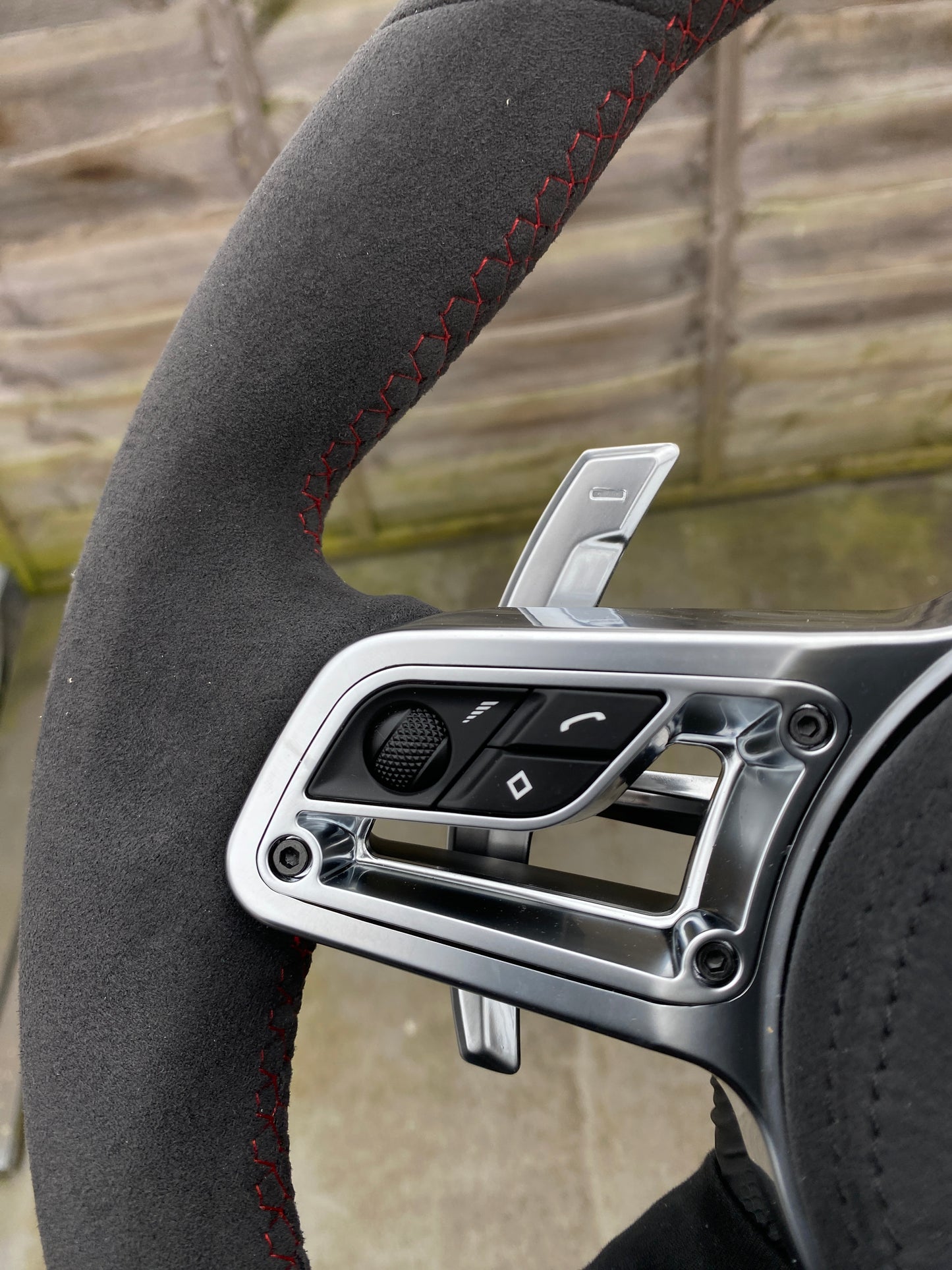 Porsche GT Style Custom Alcantara Steering Wheel