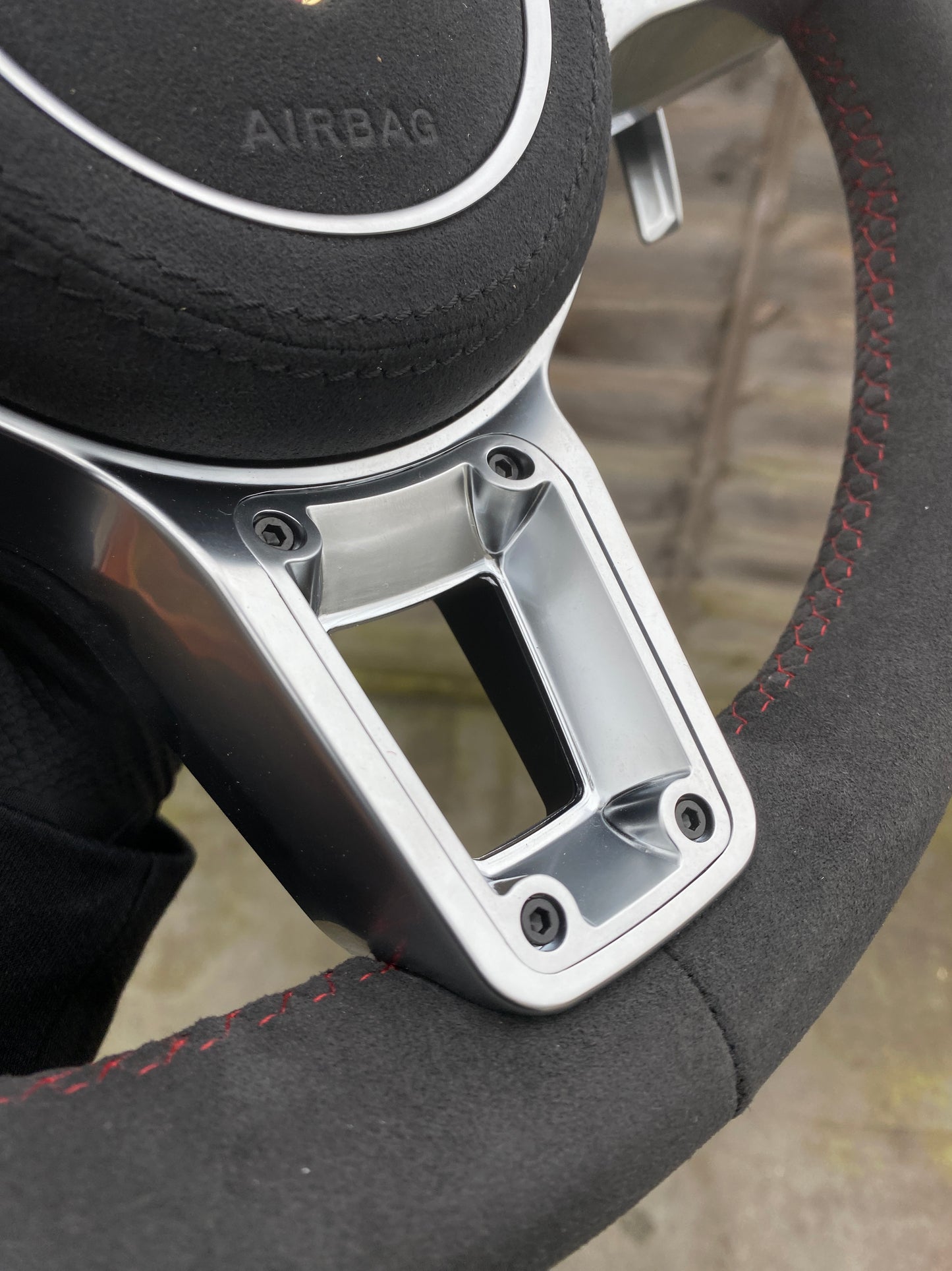 Porsche GT Style Custom Alcantara Steering Wheel