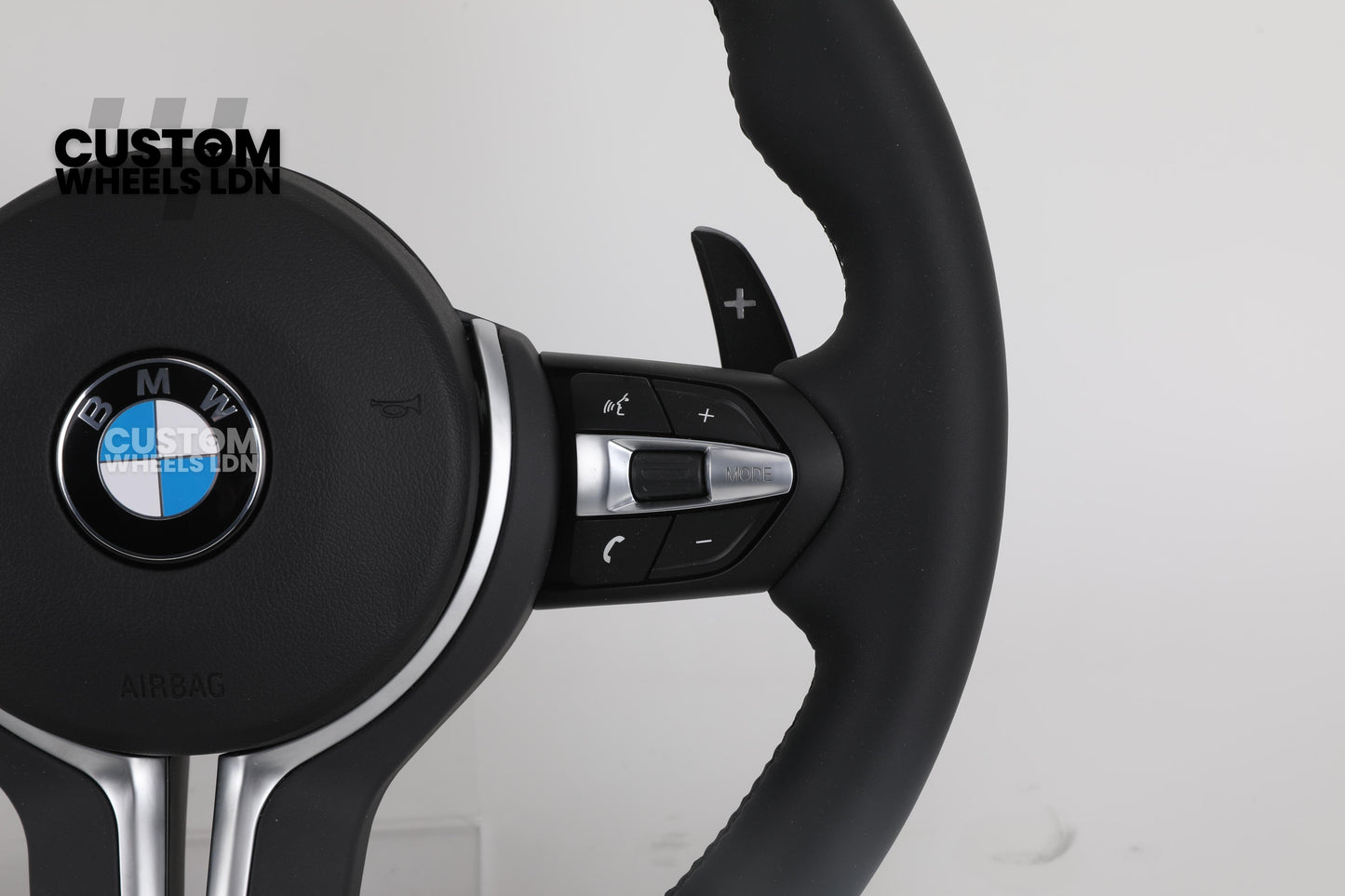 BMW Custom Steering Wheel | M-Sport Style | Thin Paddles | Plug & Play | Fits 1/2/3/4 Series + more