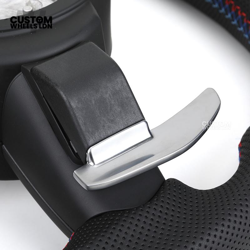 BMW Custom LED Steering Wheel – Perforated Leather with M-Stitching | Fits F20 F22 F30 F32 F36 F10 F06 F13 X1 X3 X4 X5 X6 + More