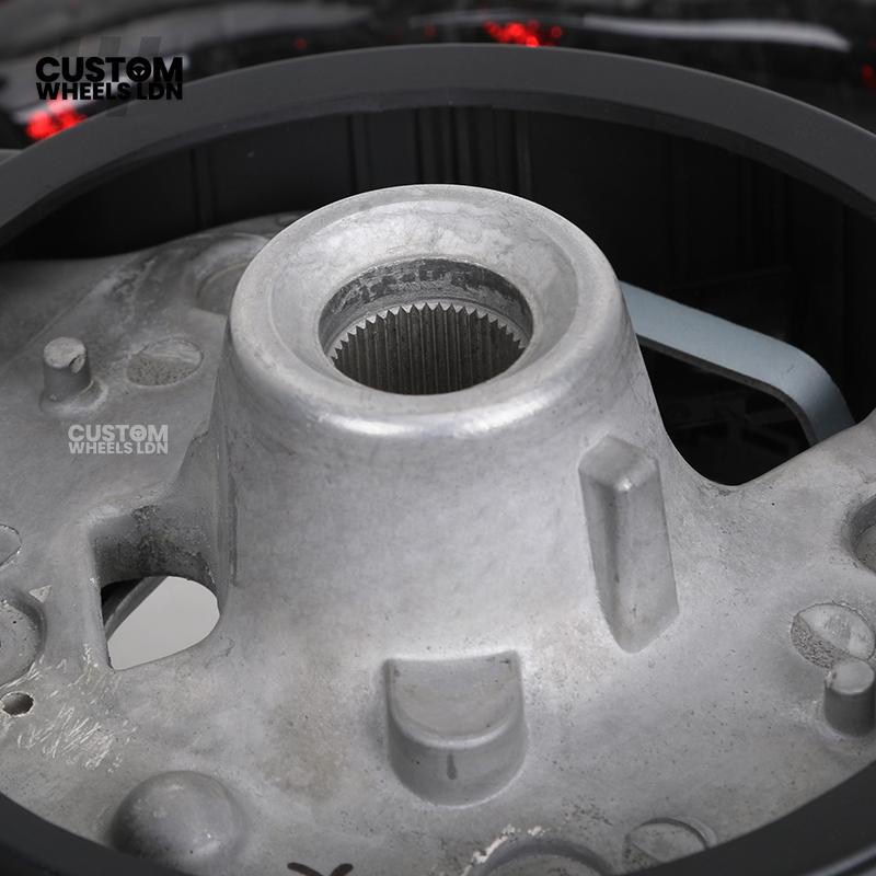 BMW Custom Forged Carbon Steering Wheel with Red Flake, LED Display & Red Paddles | Plug & Play | Complete Wheel | Fits F20 F21 F22 F23 F30 F31 F32 F33 F36 F80 F87 E82 E88 E90 E92 E93 + More