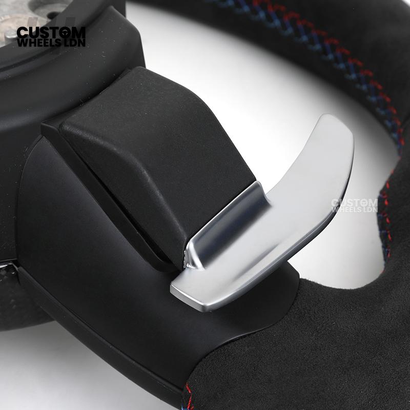 BMW Custom Steering Wheel – Alcantara with LED Display & Carbon Insert | Fits F20 F22 F30 F32 F36 F10 F06 F13 X1 X3 X4 X5 X6 + More