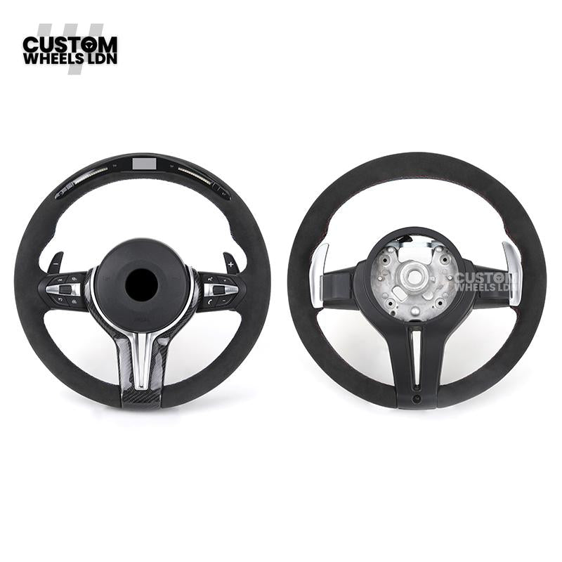 BMW Custom LED Steering Wheel – Alcantara & Carbon Fibre Trim| Fits F20 F22 F30 F32 F36 F10 F06 F13 X1 X3 X4 X5 X6 + More