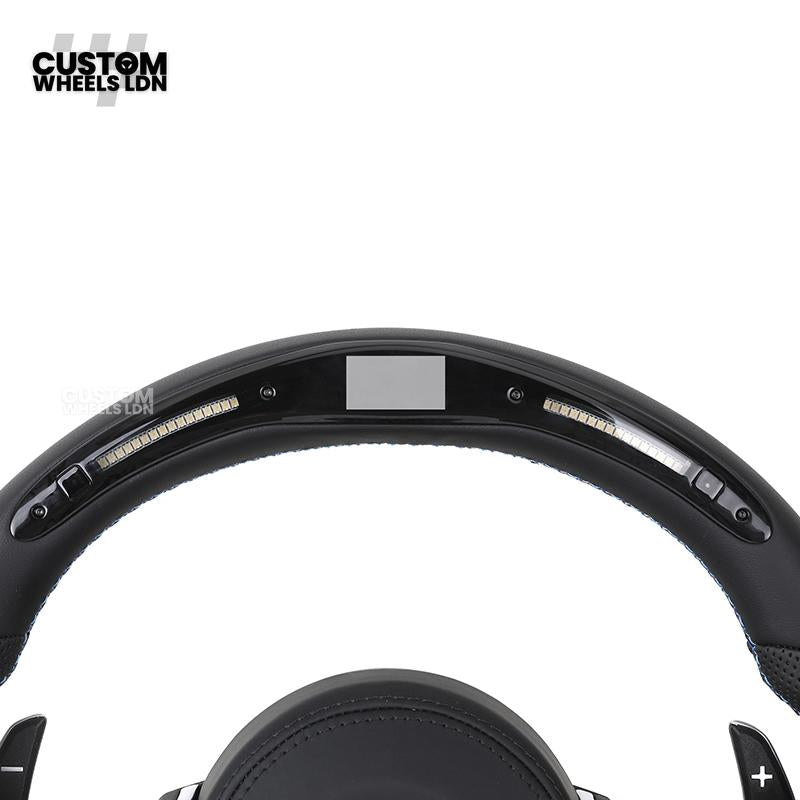 BMW Custom LED Steering Wheel – Smooth & Perforated Leather | Fits F20 F22 F30 F32 F36 F10 F06 F13 X1 X3 X4 X5 X6 + More