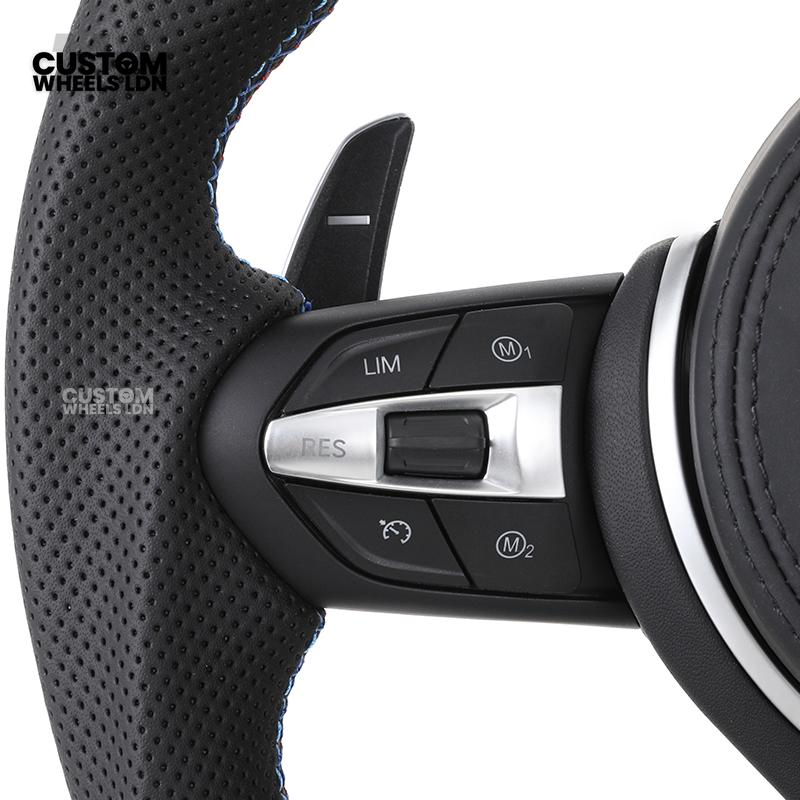 BMW Custom LED Steering Wheel – Smooth & Perforated Leather | Fits F20 F22 F30 F32 F36 F10 F06 F13 X1 X3 X4 X5 X6 + More