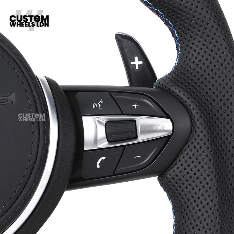 BMW Custom LED Steering Wheel – Smooth & Perforated Leather | Fits F20 F22 F30 F32 F36 F10 F06 F13 X1 X3 X4 X5 X6 + More