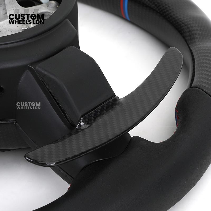 BMW Custom F-Series LED Carbon Fibre Steering Wheel – Smooth Grip | Fits F20 F22 F30 F32 F36 M2 M3 M4 + more