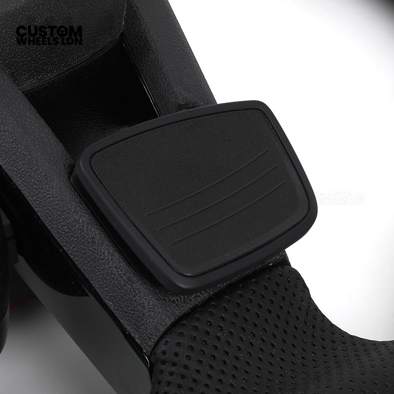 Audi Custom R8-Style Flat Bottom Steering Wheel – Carbon Top & Bottom, Red Stitching, Standard Paddles, Start Button | Fits A4, A5, S5, A6, A7, S6, S7, Q5, SQ5 + more | Plug & Play | With Airbag | Upgrade for Older Models Available