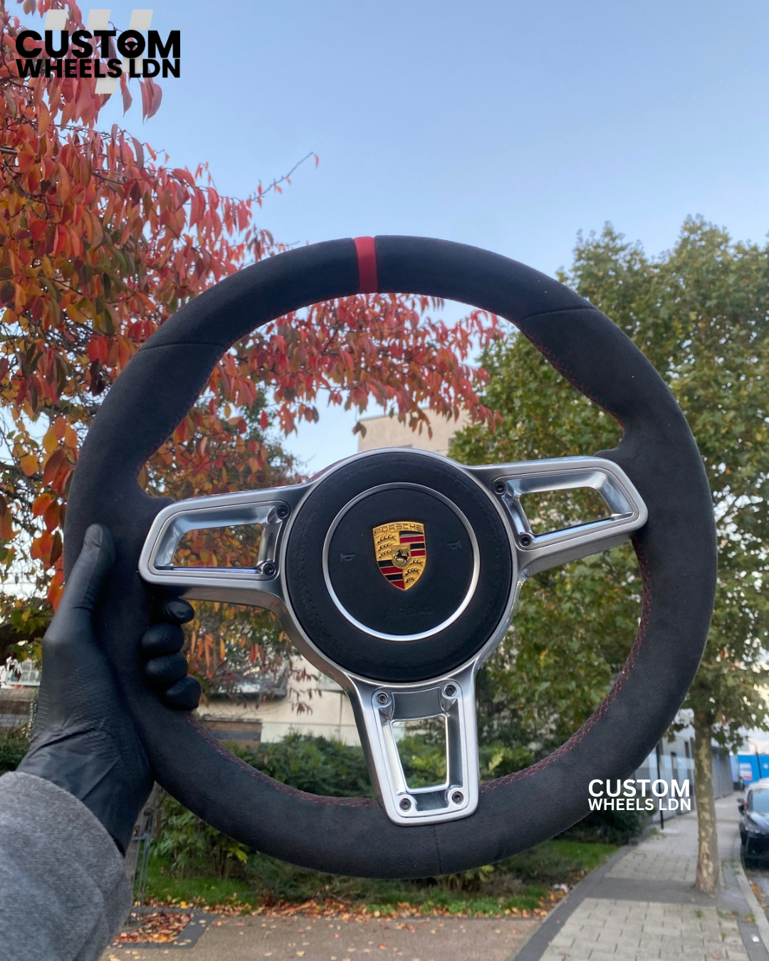 Porsche Custom Full Alcantara GT Sport Steering Wheel