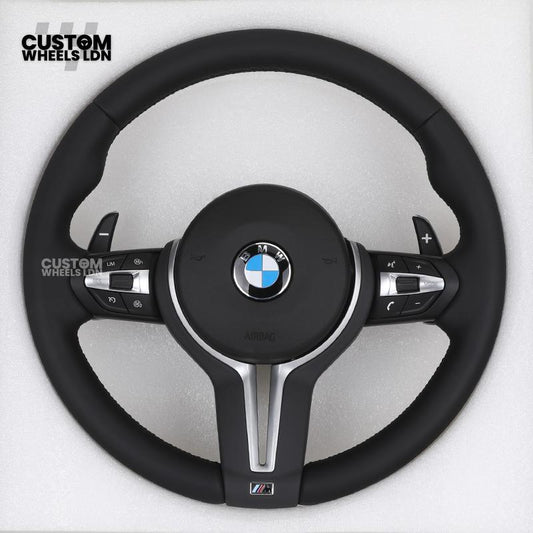 BMW Custom Steering Wheel | M-Sport Style | Thin Paddles | Plug & Play | Fits 1/2/3/4 Series + more