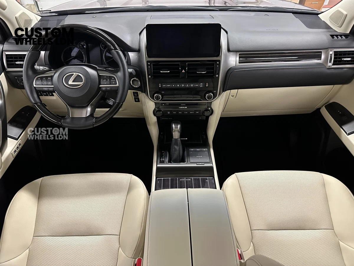 Lexus Custom Steering Wheel – Gloss Wood Trim, Smooth Black Leather, Factory Controls, OEM Finish | Fits RX, GS, IS, LS, NX + more | Plug & Play | Retrofit Upgrade for Older Models