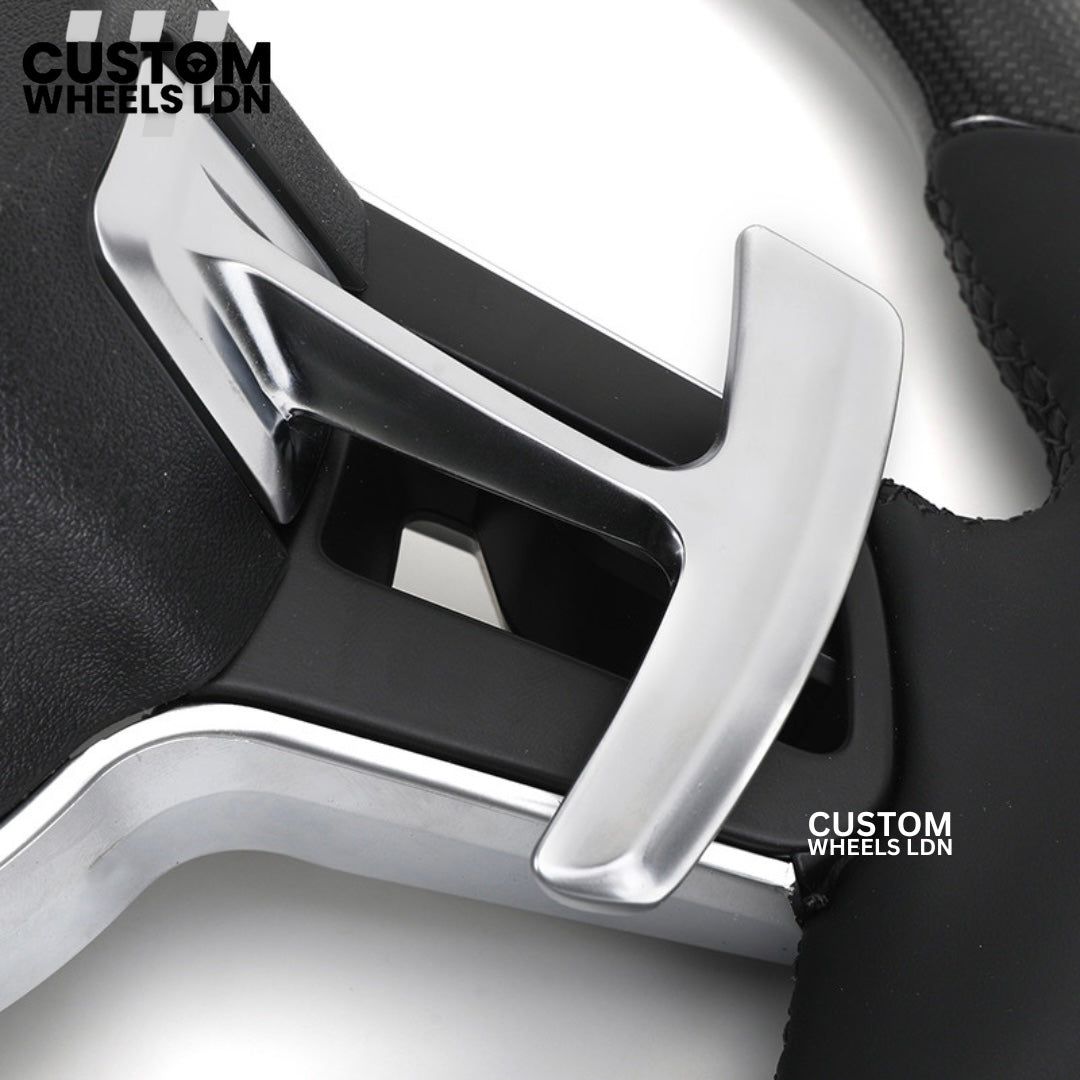 Porsche Custom Carbon Fibre OEM Steering Wheel - Fits Most Models: 911, Cayenne, Panamera, Macan, Boxter, Taycan & More)