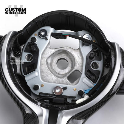 BMW Custom F-Series Carbon Fibre Steering Wheel – Alcantara Grip | Fits F20 F22 F30 F32 F36 M2 M3 M4 + more