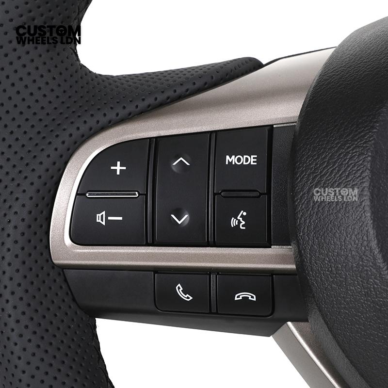 Lexus Custom Carbon Steering Wheel – Flat Bottom, Perforated Leather, OEM Controls | Fits IS, GS, RC, CT + more | Plug & Play Upgrade