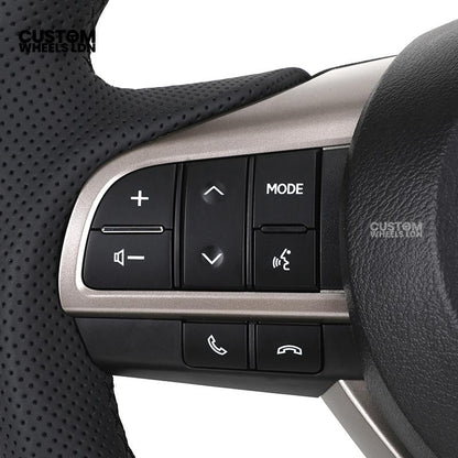 Lexus Custom Carbon Steering Wheel – Flat Bottom, Perforated Leather, OEM Controls | Fits IS, GS, RC, CT + more | Plug & Play Upgrade