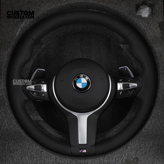 BMW Custom Steering Wheel | M-Sport Style | Complete Plug & Play | Fits 1/2/3/4 Series + more | Older Models