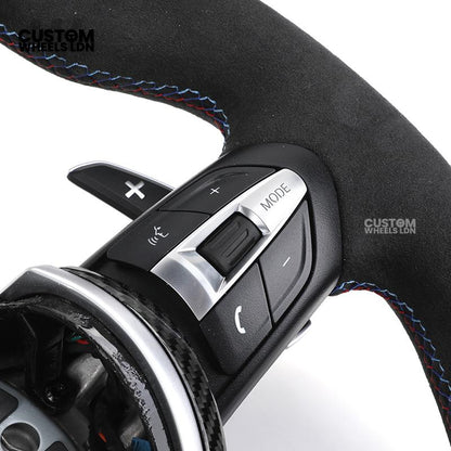 BMW Custom F-Series Carbon Fibre Steering Wheel – Alcantara Grip | Fits F20 F22 F30 F32 F36 M2 M3 M4 + more