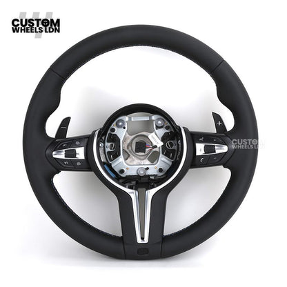 BMW Custom Steering Wheel | M-Sport Style | Thin Paddles | Plug & Play | Fits 1/2/3/4 Series + more