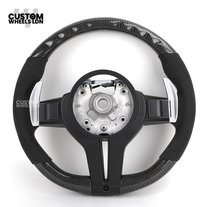 BMW Custom F-Series Carbon Fibre Steering Wheel – Alcantara Grip | Fits F20 F22 F30 F32 F36 M2 M3 M4 + more