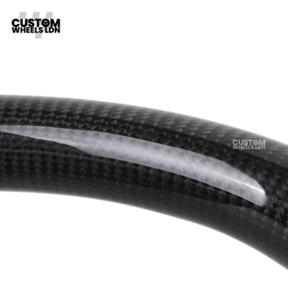 Lexus Custom Carbon Steering Wheel – Flat Bottom, Perforated Leather, OEM Controls | Fits IS, GS, RC, CT + more | Plug & Play Upgrade