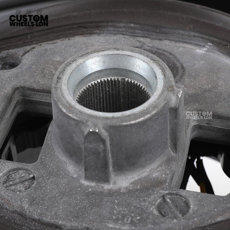 Mercedes Custom Steering Wheel – Gloss Black Top & Bottom, Satin Silver Spokes, Perforated Leather Sides | Complete Wheel with Airbag | Plug & Play | Retrofit for Older Models | Fits W204, W212, ML, GL, CLS + more