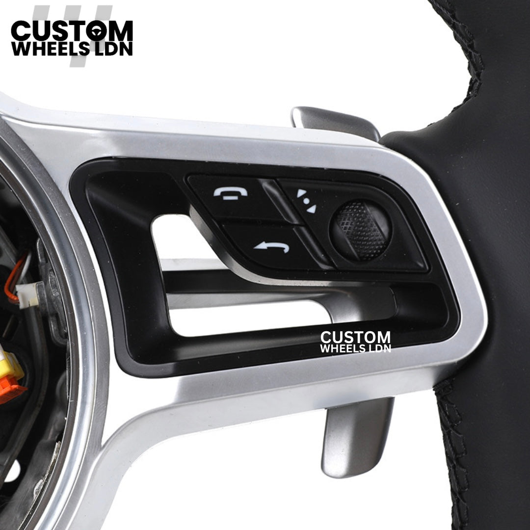 Porsche Custom Carbon Fibre OEM Steering Wheel - Fits Most Models: 911, Cayenne, Panamera, Macan, Boxter, Taycan & More)