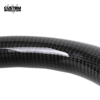 Toyota Custom GR86 Steering Wheel – Carbon Fiber, Flat Bottom, GR Badge, Paddle Shifters | Fits GT86, GR86, BRZ, Auris + More | Plug & Play | Full Customisation Available | Upgrade for Older Models