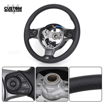 Toyota Custom GR86 Steering Wheel – OEM Fitment, GR Badge, Leather Finish | Fits GT86, BRZ, GR86 + more | Plug & Play Retrofit Upgrade