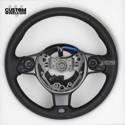 Toyota Custom GR86 Steering Wheel – OEM Fitment, GR Badge, Leather Finish | Fits GT86, BRZ, GR86 + more | Plug & Play Retrofit Upgrade